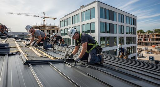 Деталь фальцевой кровли