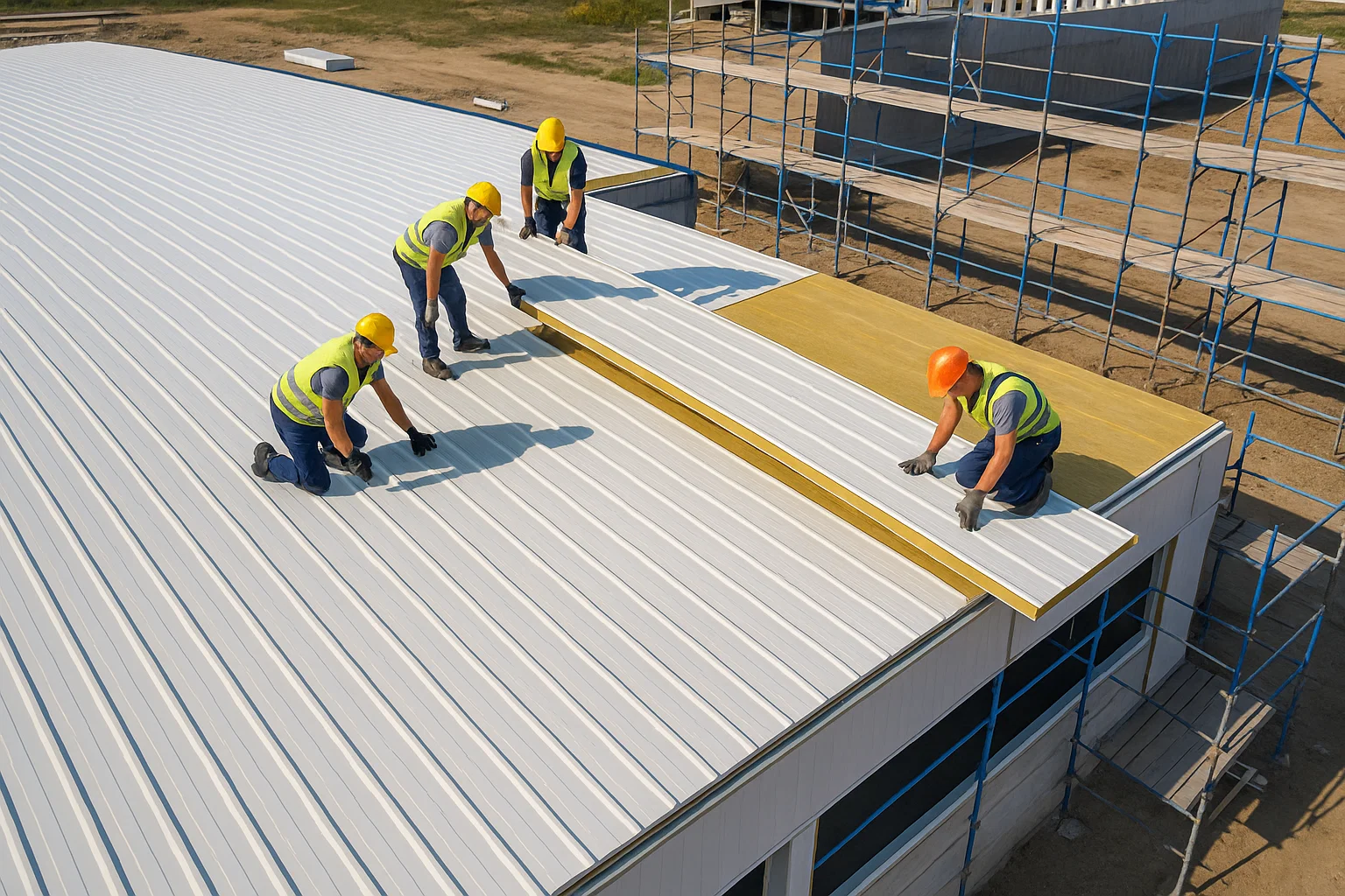 Сечение сэндвич-панелей